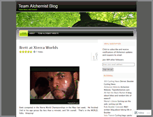 Tablet Screenshot of blog.teamalchemist.com